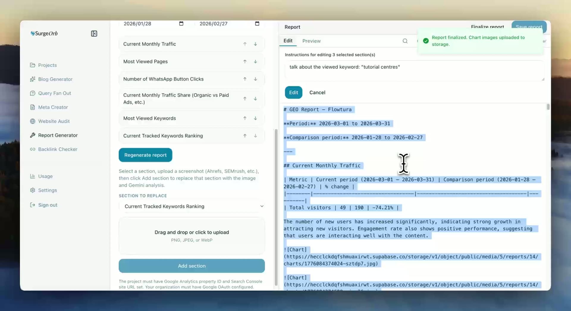 Visualise Traffic Analytics and Surface What Matters Most